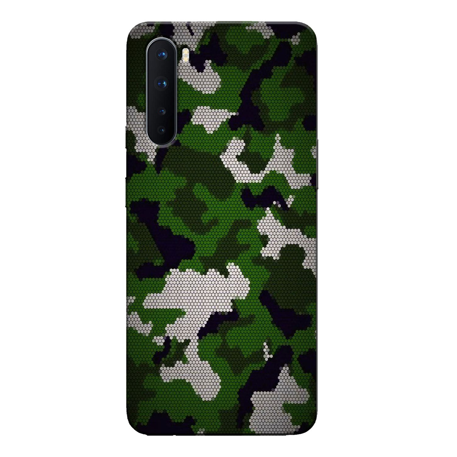 Blue honeycomb camo